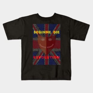 Beginne Die Revolution Kids T-Shirt